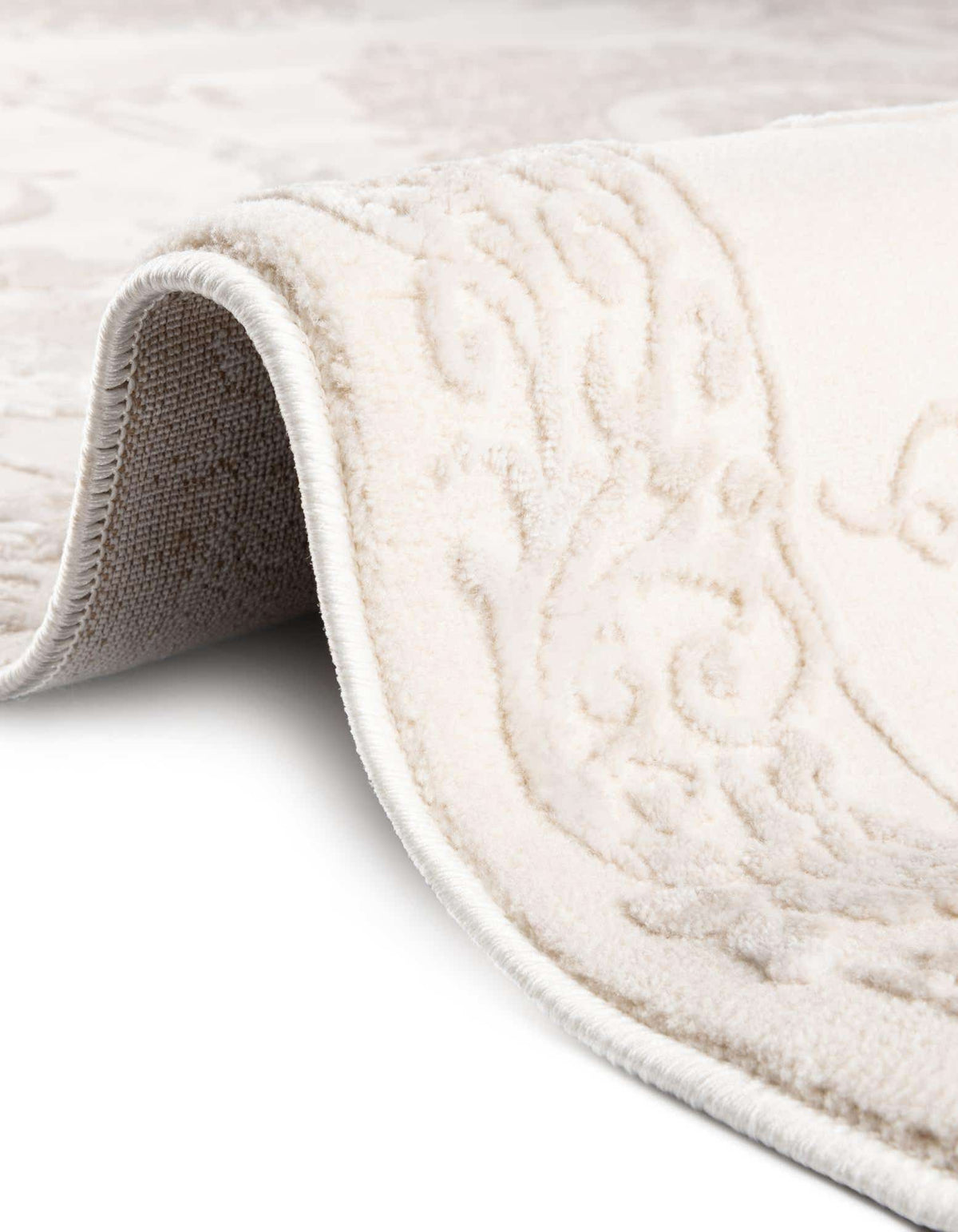 Rechteck Teppich Finsbury in Elfenbein von Hadorn™ - Lifestyle Image