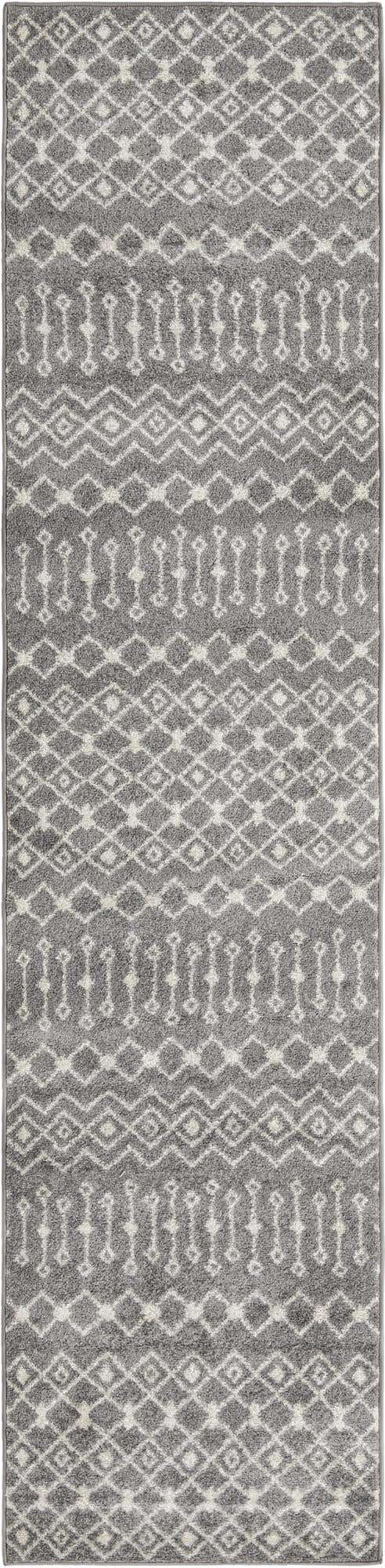 Läufer Teppich Moroccan Trellis in Grau von Hadorn™ - Lifestyle Image
