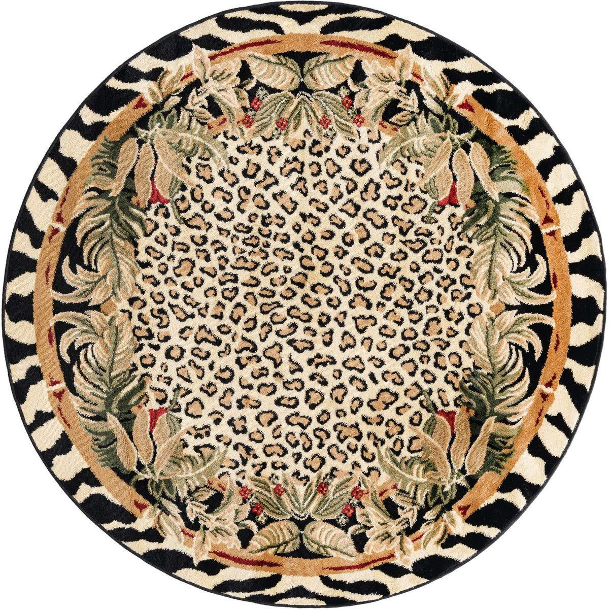 Rund Teppich Safari in Creme von Hadorn™ - Lifestyle Image