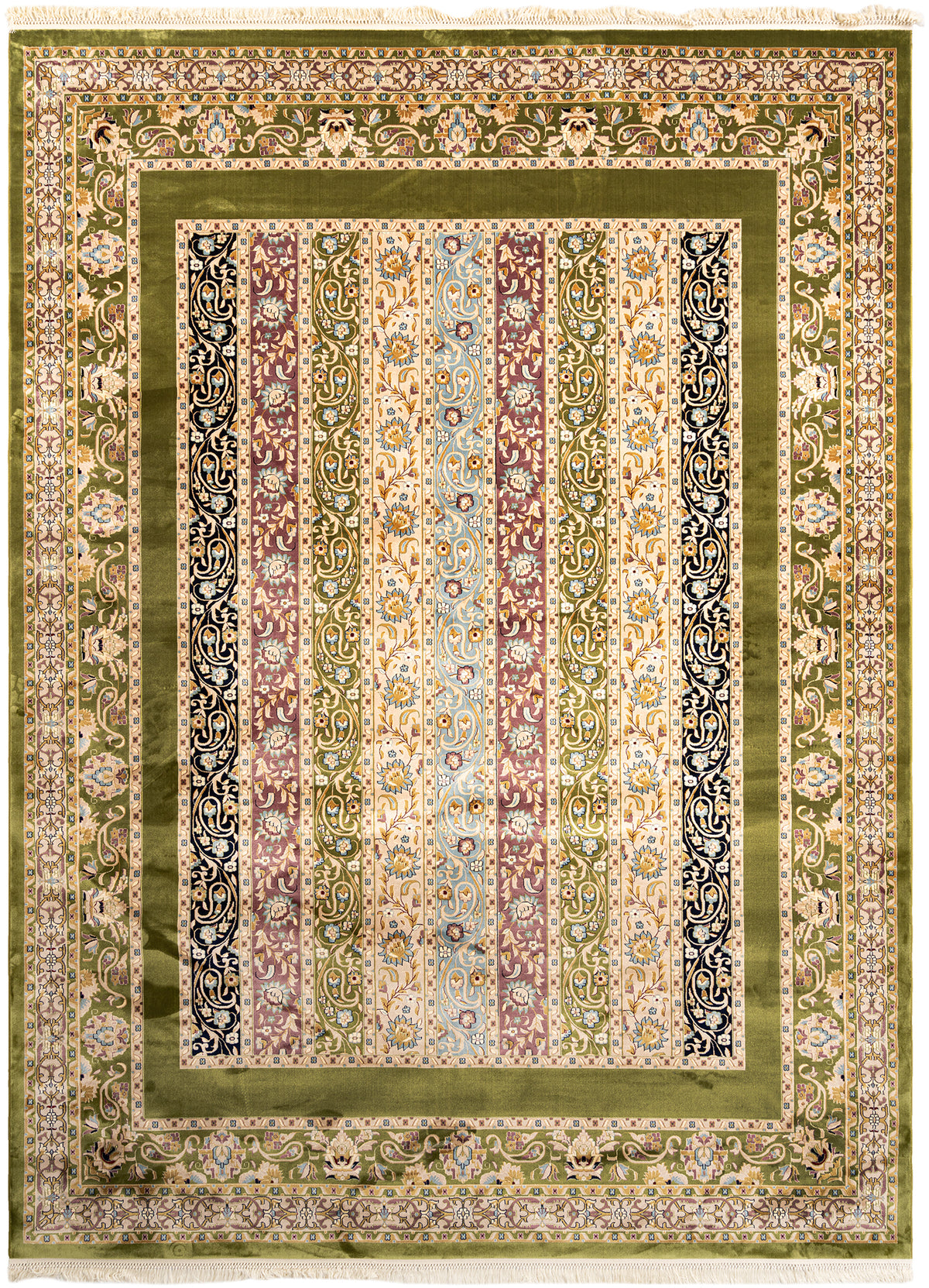 Rechteck Teppich Jador - Hadorn Limited Edition in Grün von Hadorn™ - Lifestyle Image