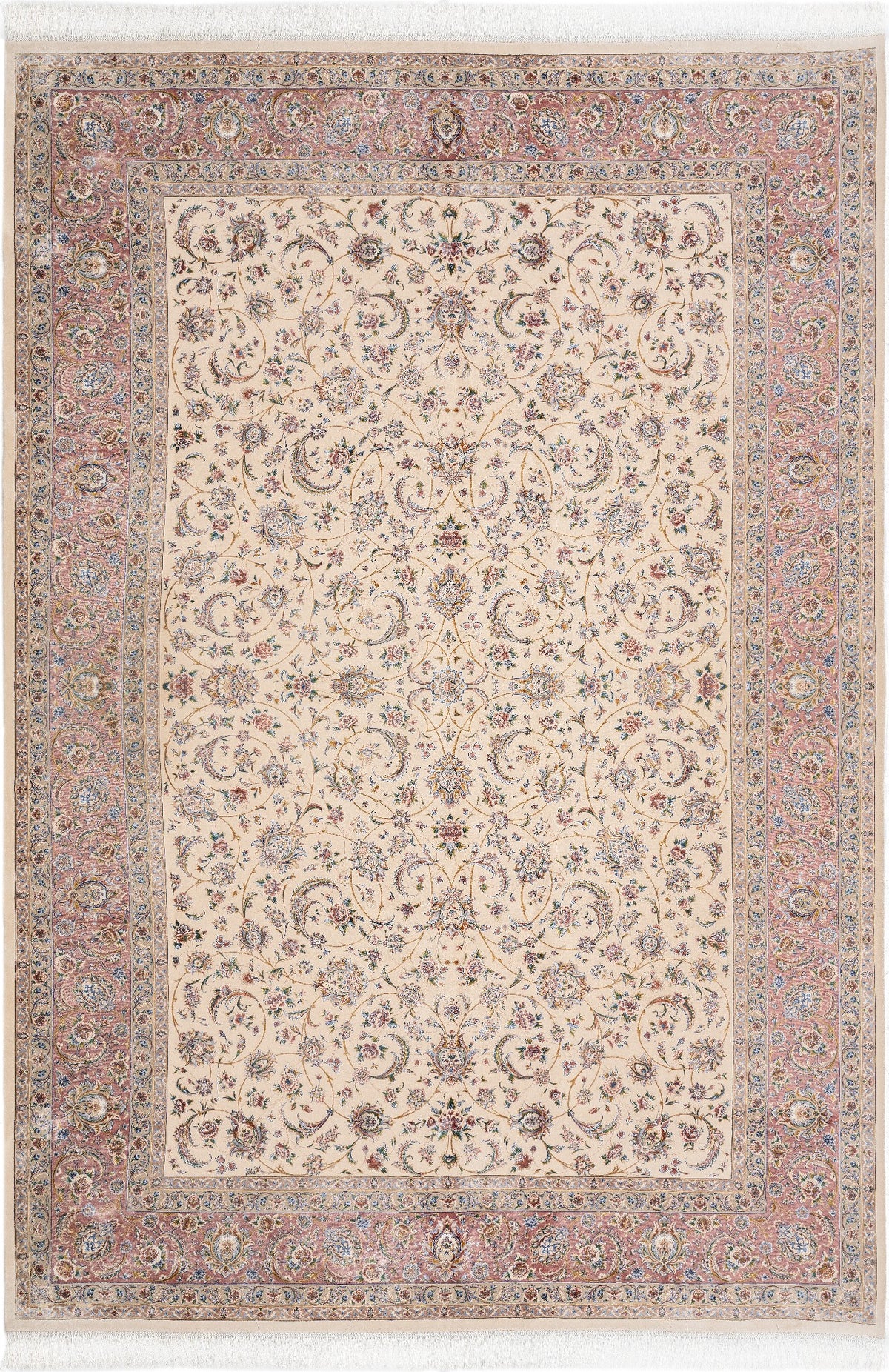 Rechteck Teppich Ghom Design in Creme von Hadorn™ - Lifestyle Image
