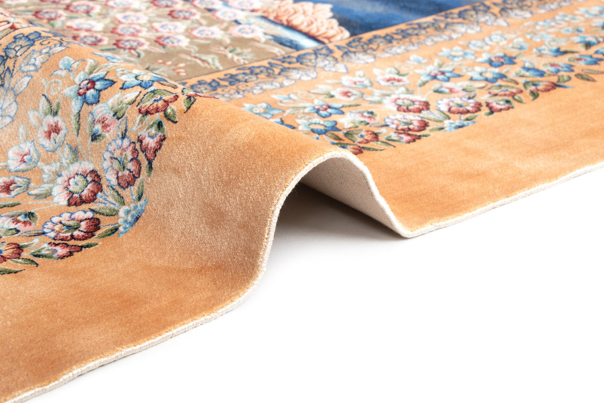 Rechteck Teppich Ghom Design in Beige von Hadorn™ - Lifestyle Image