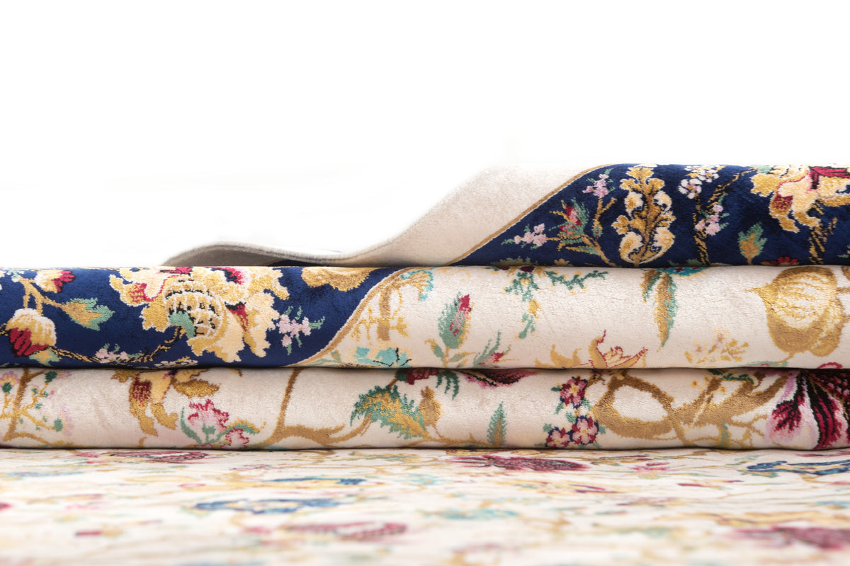 Rechteck Teppich Ghom Design in Beige von Hadorn™ - Lifestyle Image